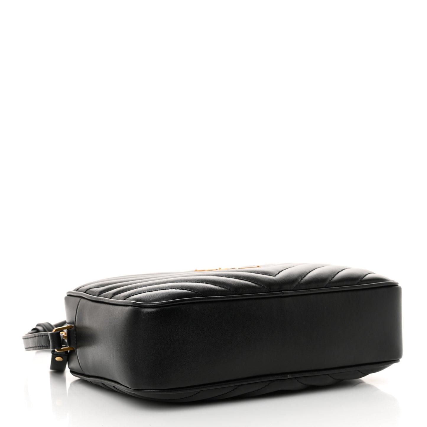 Calfskin Matelasse Monogram Lou Camera Bag Black