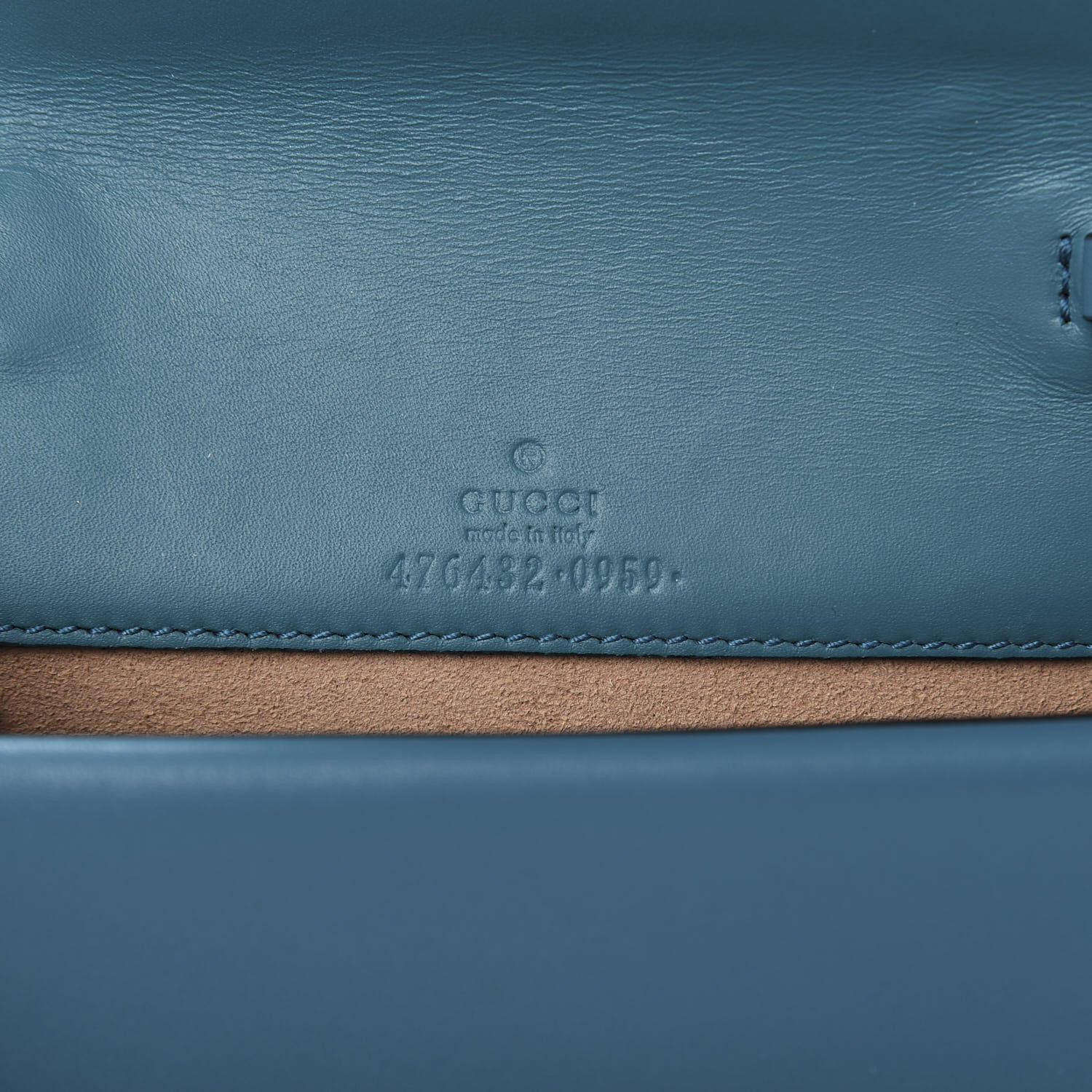 Gucci Velvet Super Mini Dionysus Shoulder Bag Pavone Cyan 6 of 9
