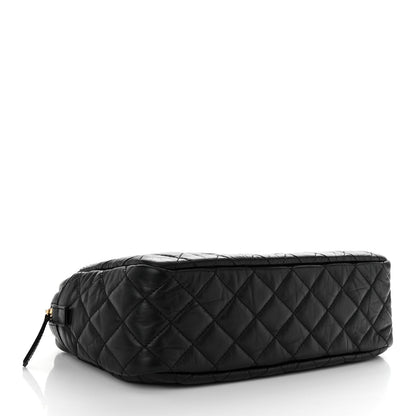 Chanel Aged Calfskin Quilted Medium Reissue Camera Case Black 4 of 10