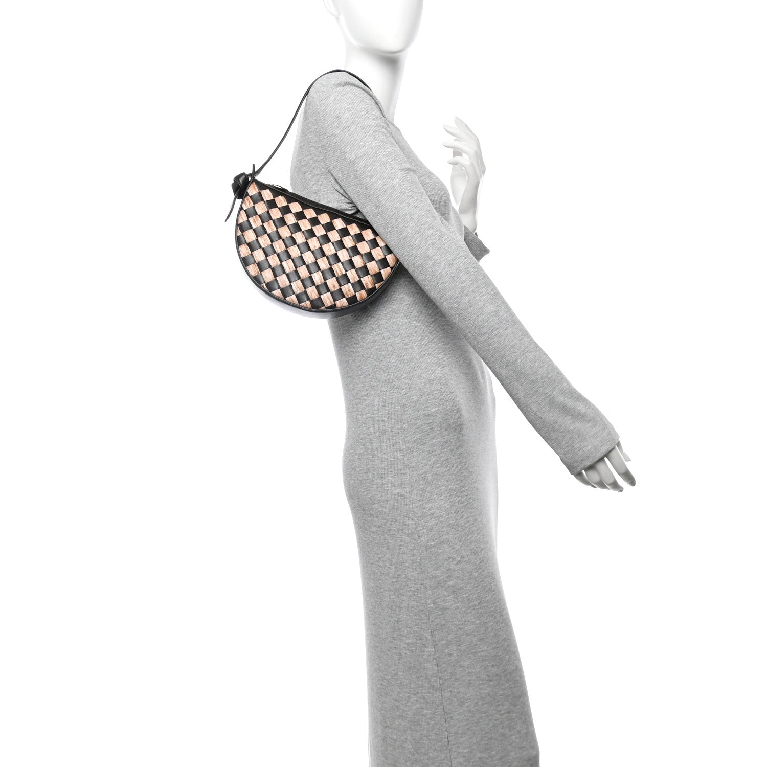 Bottega Veneta Nappa Raffia Intrecciato Sunrise Fondant Natural 2 of 10