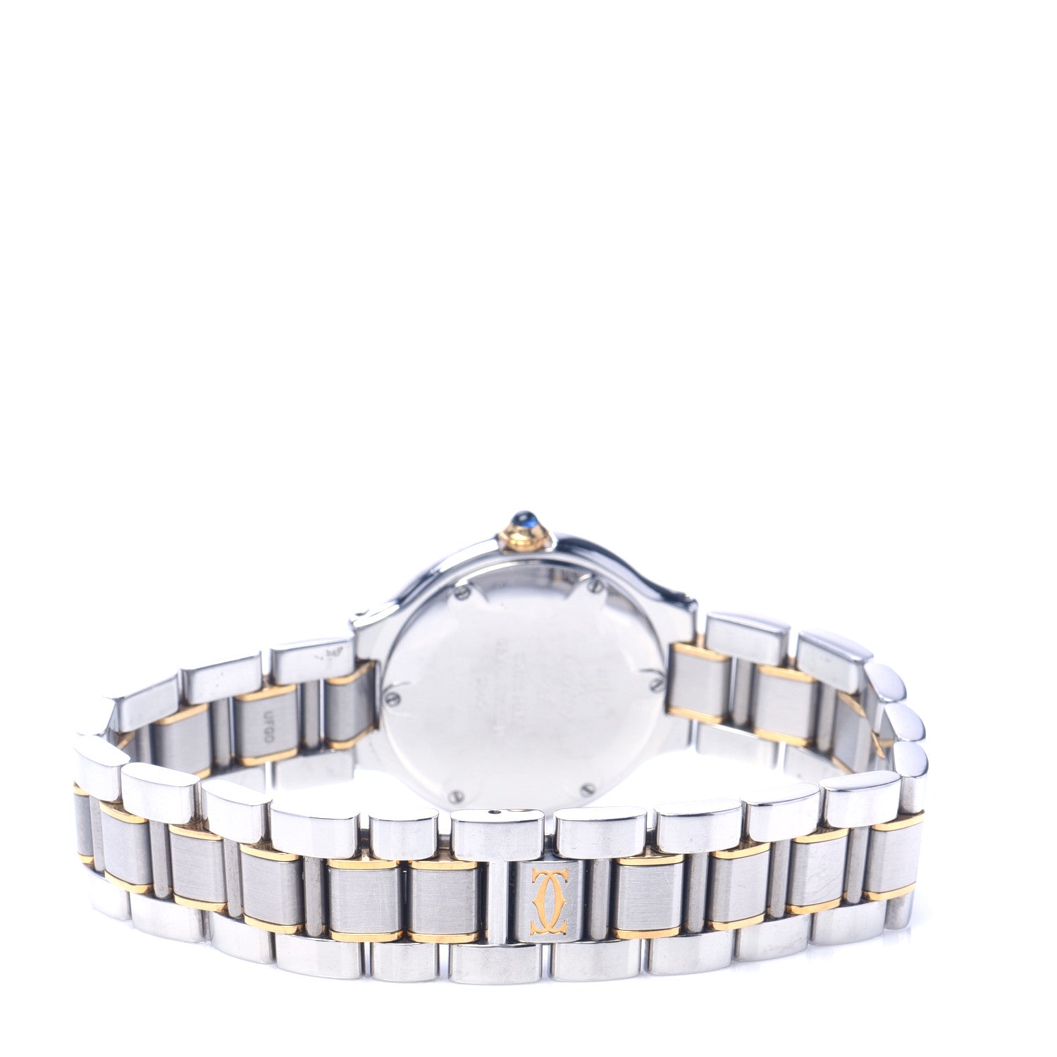 Cartier Stainless Steel 18K Yellow Gold 28mm Must De 21 Quartz Watch 3 of 7