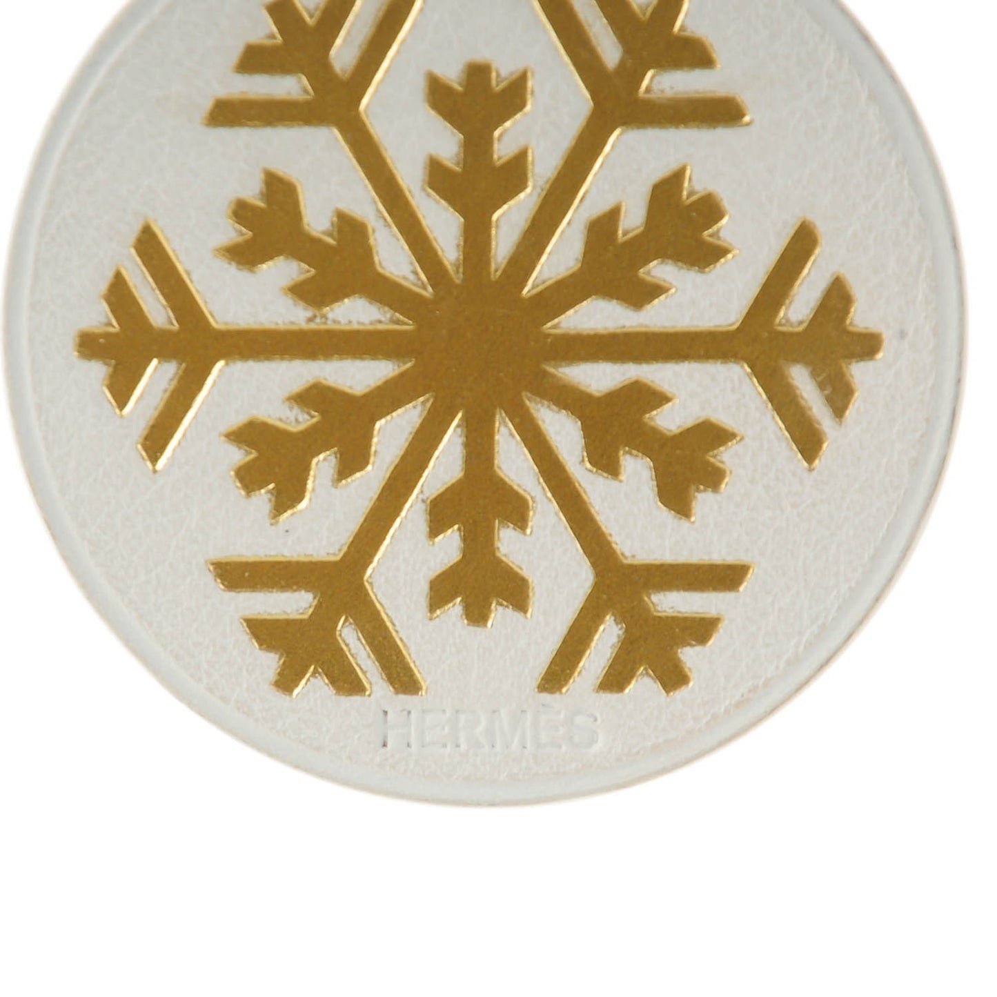 Swift Snowflake Bag Charm White