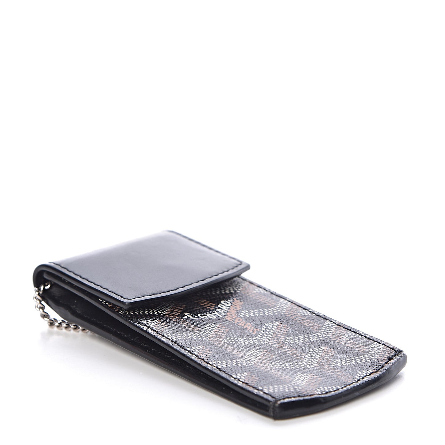 Goyardine Portier GM Key Pouch Black