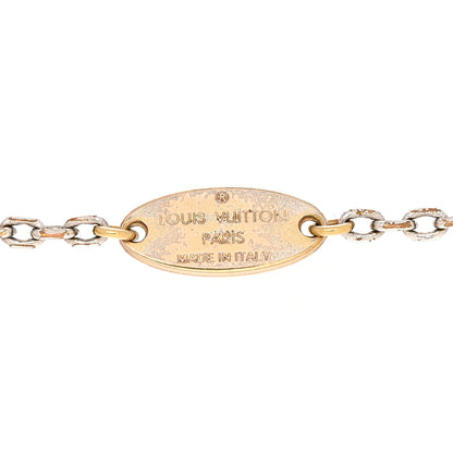 Louis Vuitton Logomania Bracelet Silver Gold 4 of 5