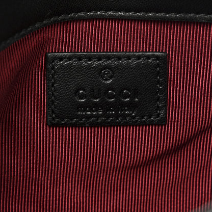 Gucci Lambskin Matelasse Mini GG Marmont Shoulder Bag Black 6 of 10