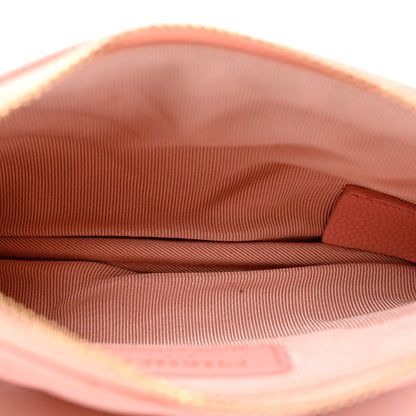 Chanel Flat Caviar Chevron Quilted Small Cosmetic Case Pink 5 of 7