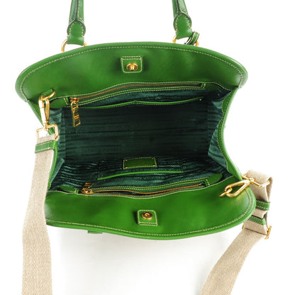 Prada Canapa Saffiano Shopping Tote Corda Larice 5 of 9