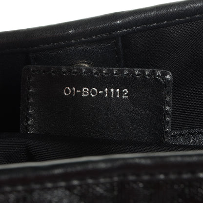 Christian Dior Coated Canvas Cannage Medium Panarea Tote Black 7 of 7