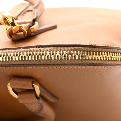 Prada Saffiano Lux Medium Promenade Tote Caramel 14 of 14
