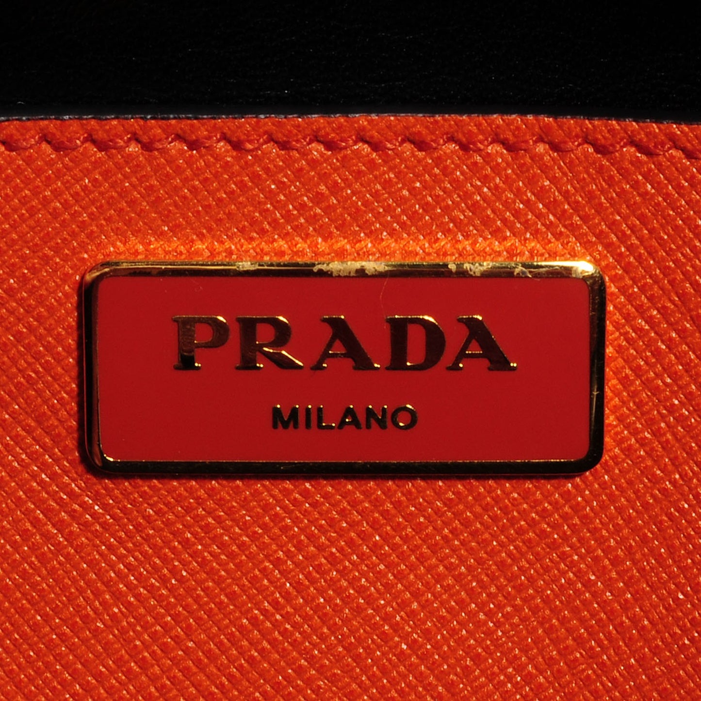 Saffiano Small Soft Tote Papaya