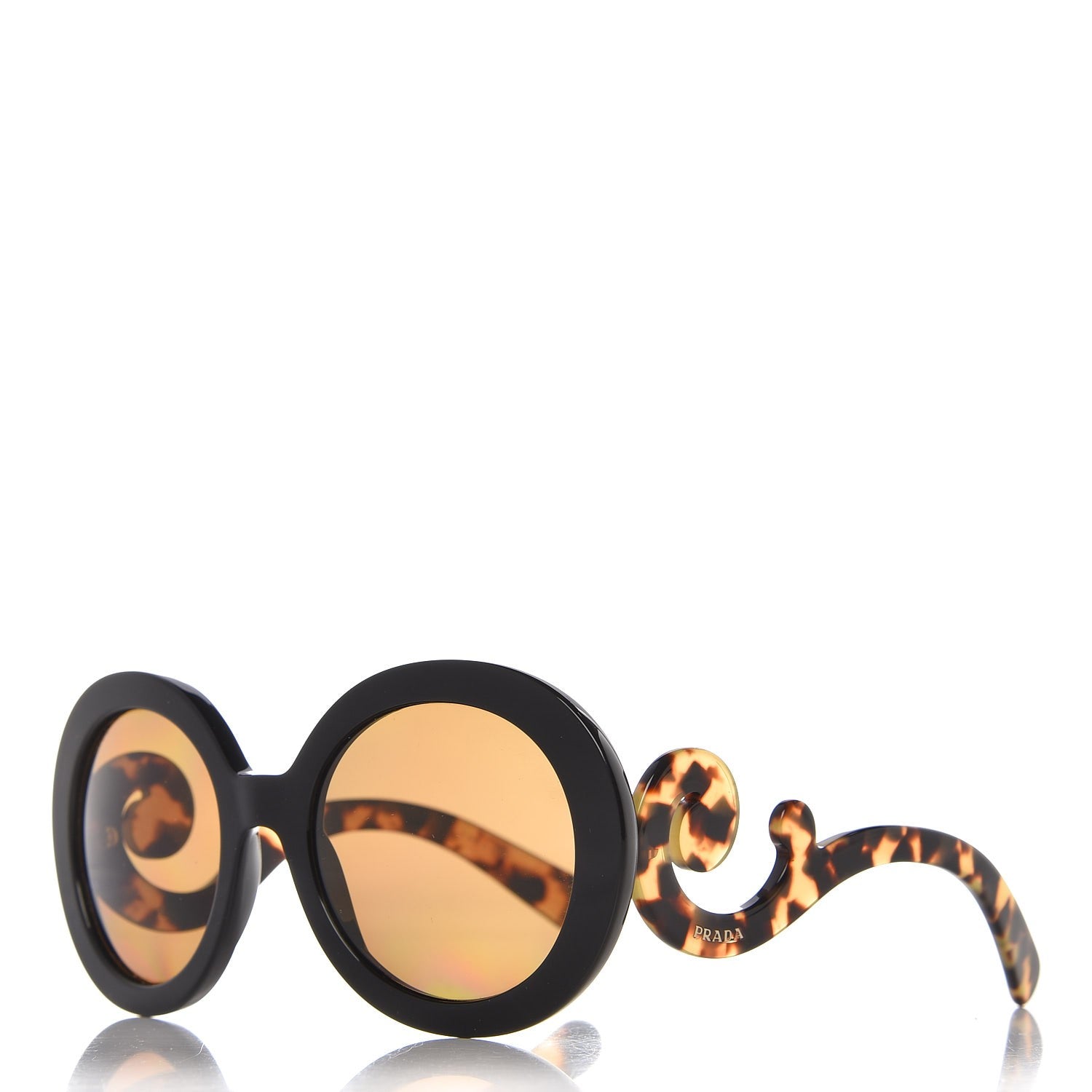 Prada Baroque Sunglasses SPR 27N Tortoise 1 of 8