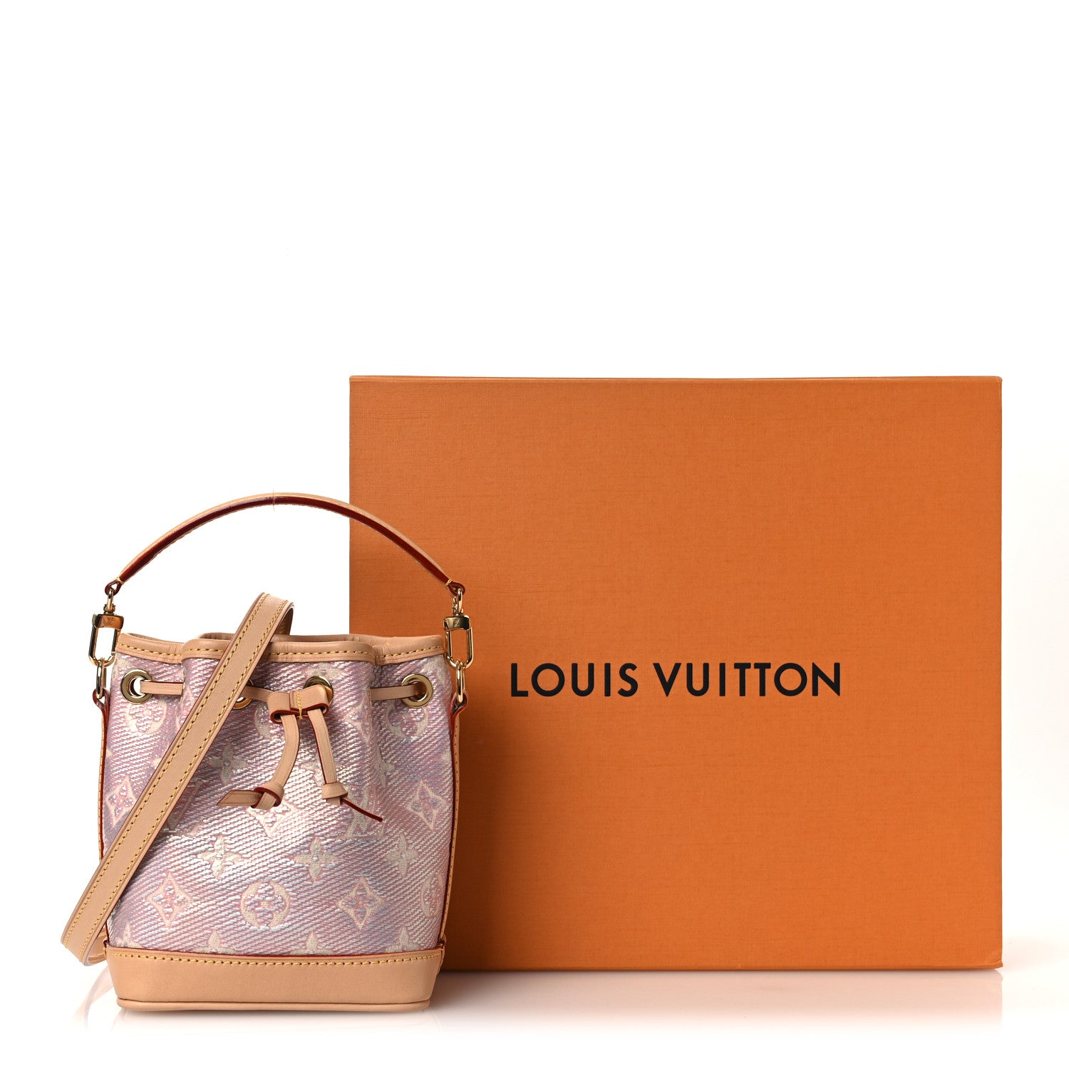 Louis Vuitton Monoglam Nano Noe Rose 1835745 – FASHIONPHILE