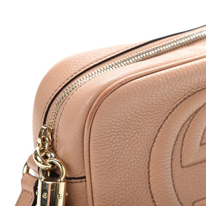 Gucci Pebbled Calfskin Small Soho Disco Bag Camelia 14 of 17