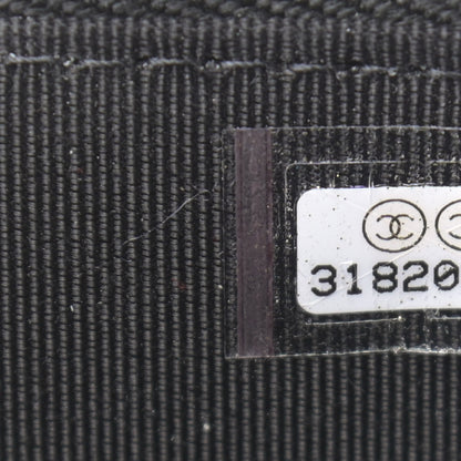 Chanel Lambskin Crochet Small Vanity Case With Chain Black 7 of 9