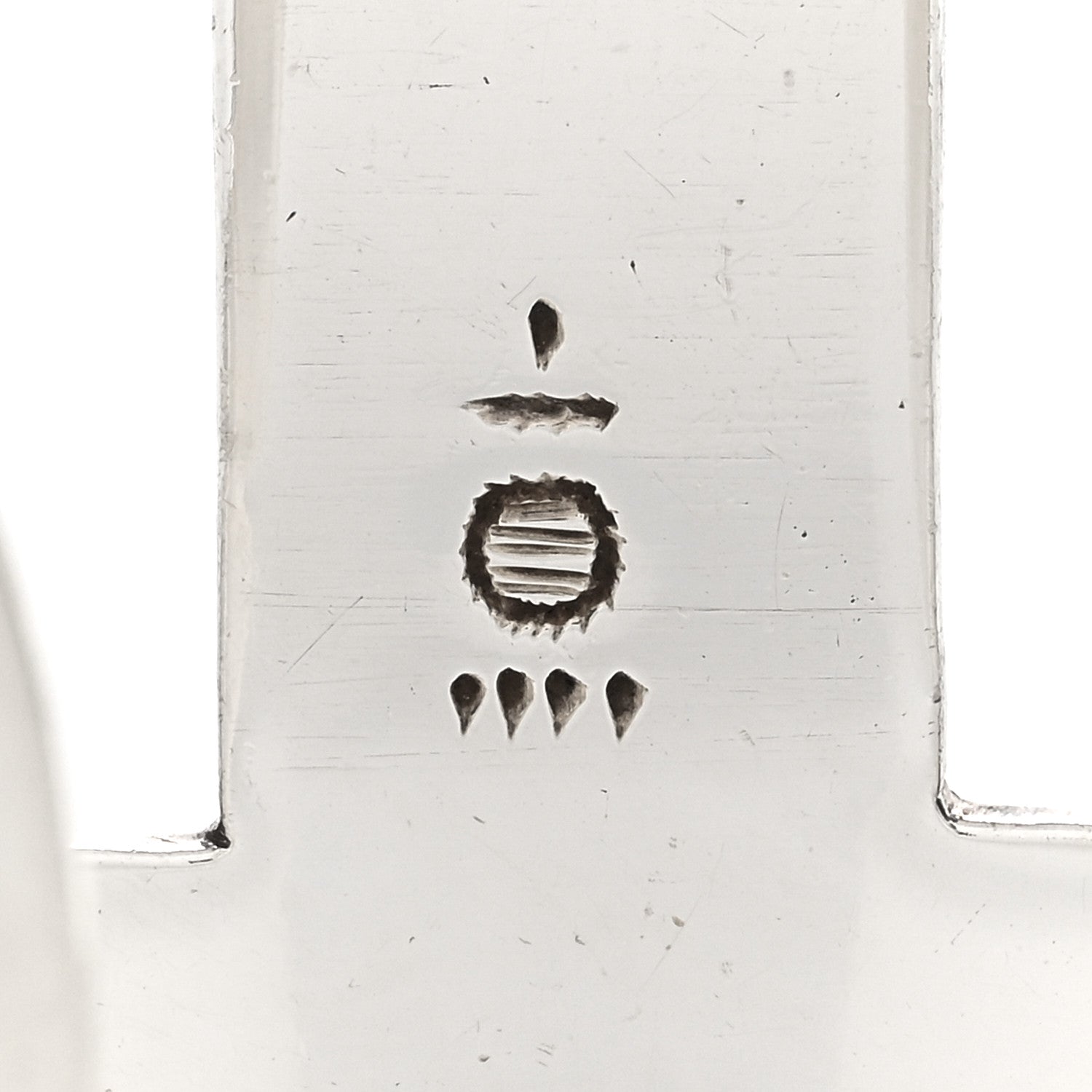 Hermes Sterling Silver Touareg Wide Cuff Bracelet 3 of 3
