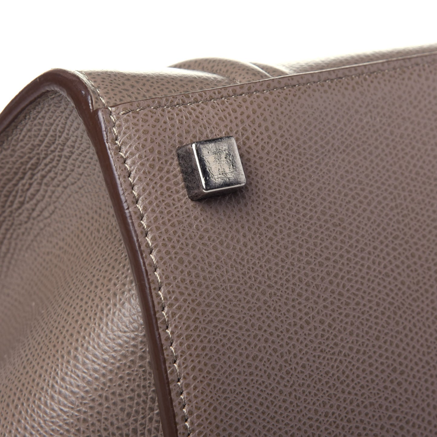 Grained Calfskin Medium Phantom Luggage Taupe