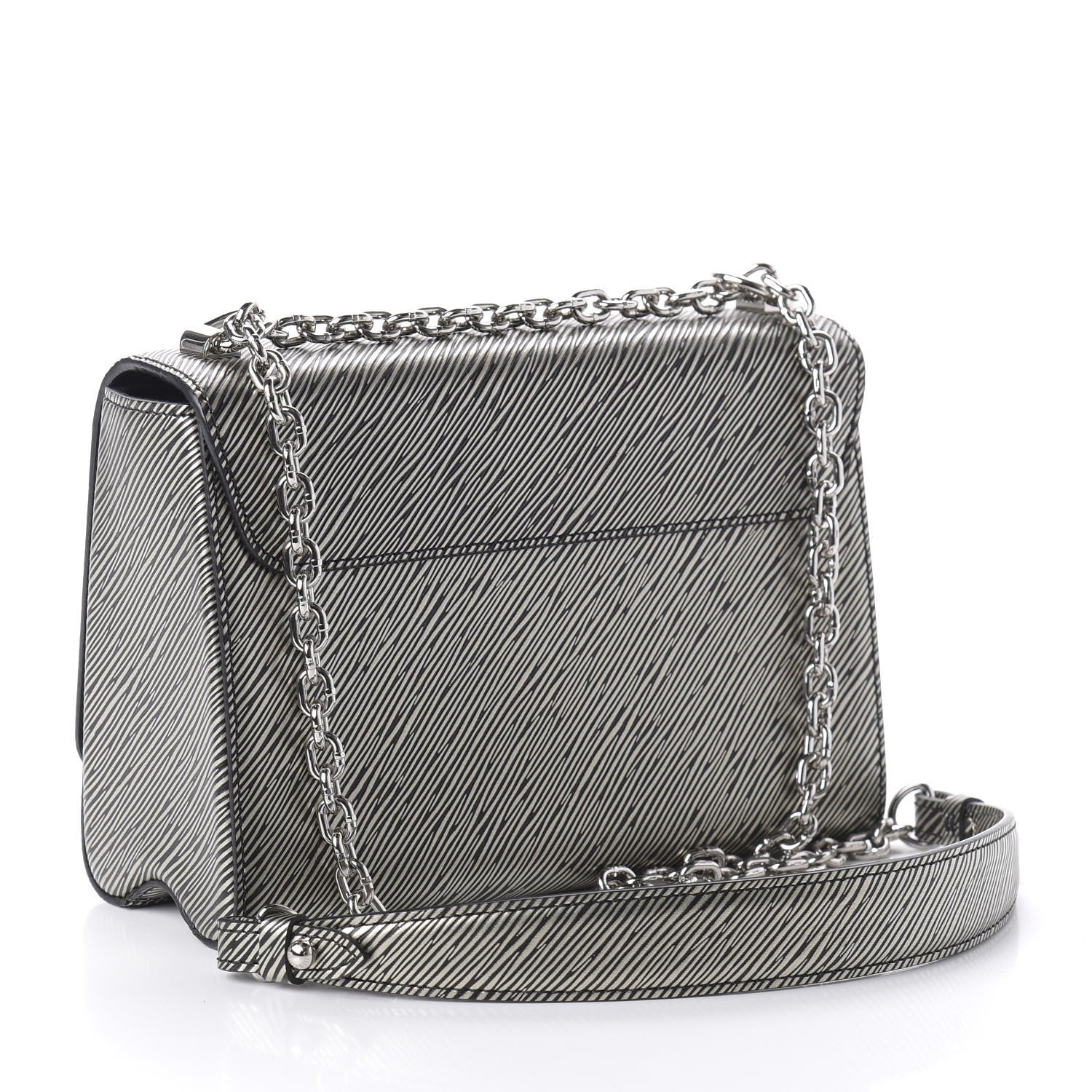 Louis Vuitton Epi Twist Shoulder Bag MM Platine 3 of 10