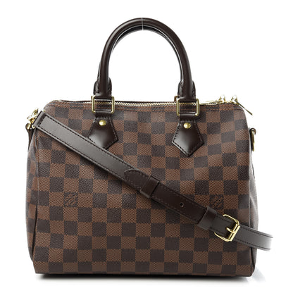 Louis Vuitton Damier Ebene Speedy Bandouliere 25 1 of 10