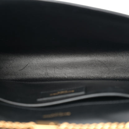 Saint Laurent Suede Embroidered Small Monogram Kate Satchel Black 5 of 12