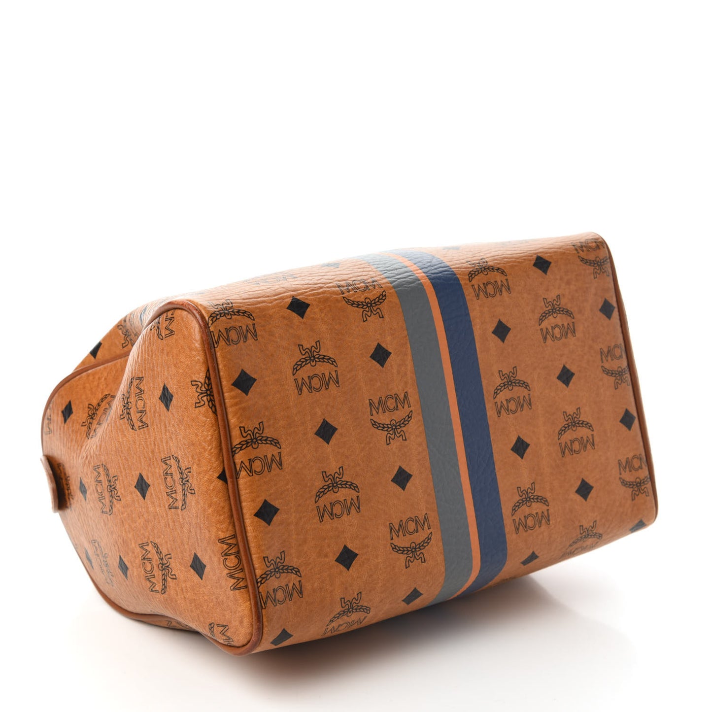 Visetos Dog Bone Boston Bag Cognac