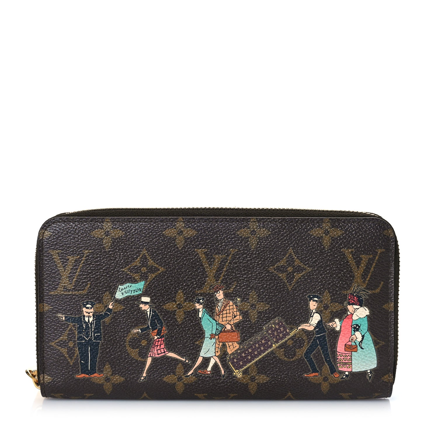 Monogram Illustre Zippy Wallet Rose