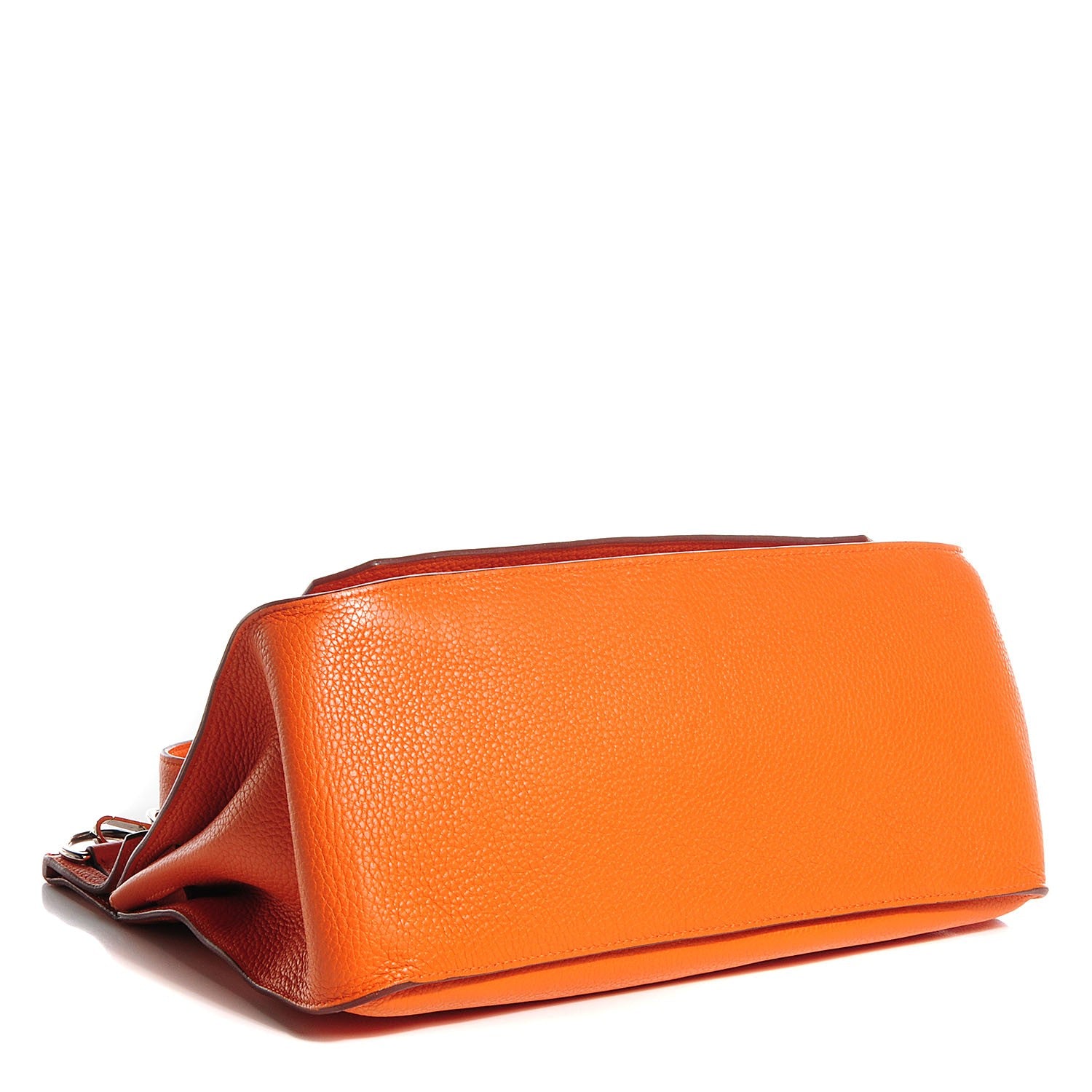 Hermes Taurillon Clemence Jypsiere 34 Orange 4 of 22