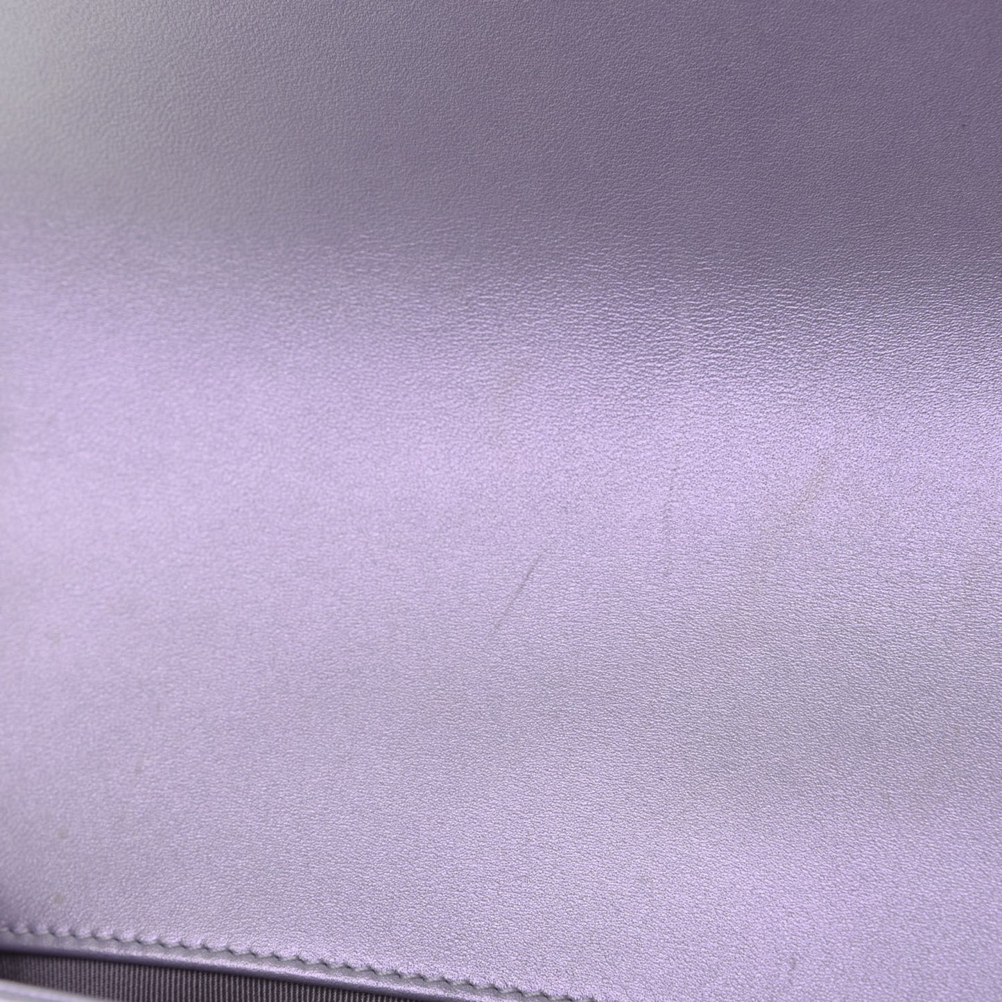 Metallic Lambskin Chevron Quilted Medium Boy Flap Pink