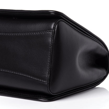 Jimmy Choo Lambskin Small Helia Shoulder Bag Black 9 of 10
