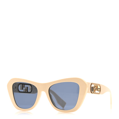 Fendi Acetate Fendi Square Sunglasses FE40100I Beige Gold 1 of 7