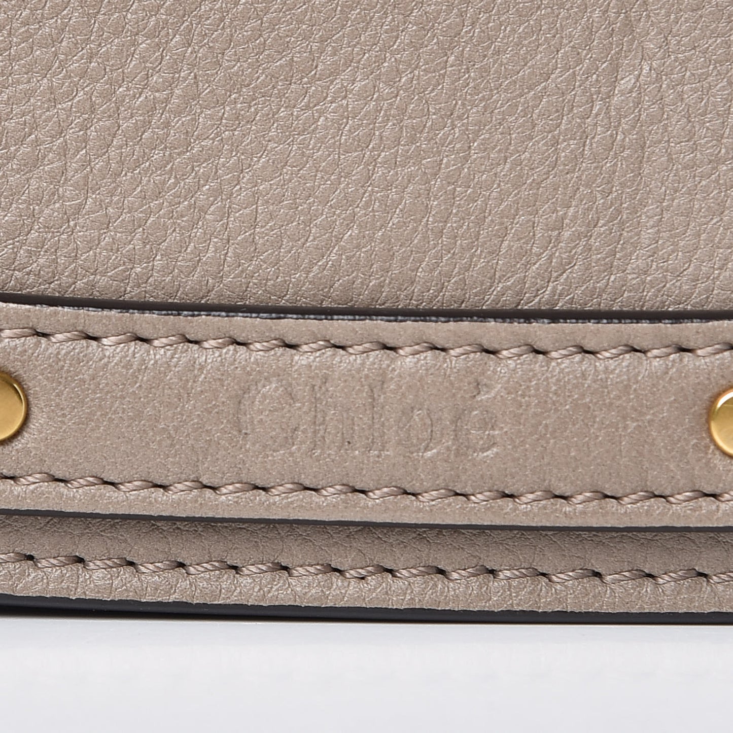 Calfskin Suede Medium Nile Bracelet Bag Motty Grey