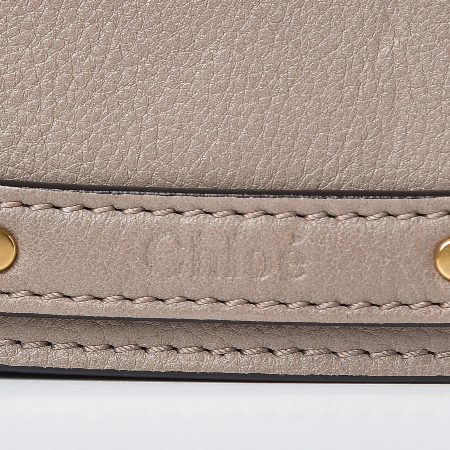 Chloe Calfskin Suede Medium Nile Bracelet Bag Motty Grey 10 of 12