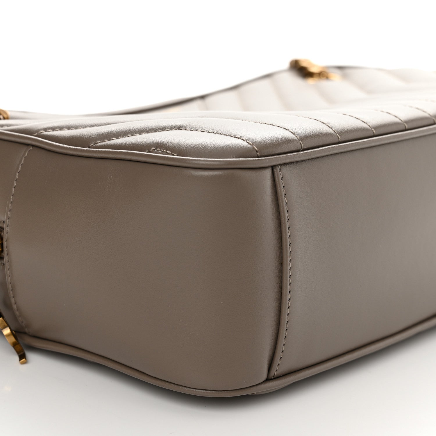 Saint Laurent Calfskin Matelasse Joan Camera Bag Taupe 10 of 11