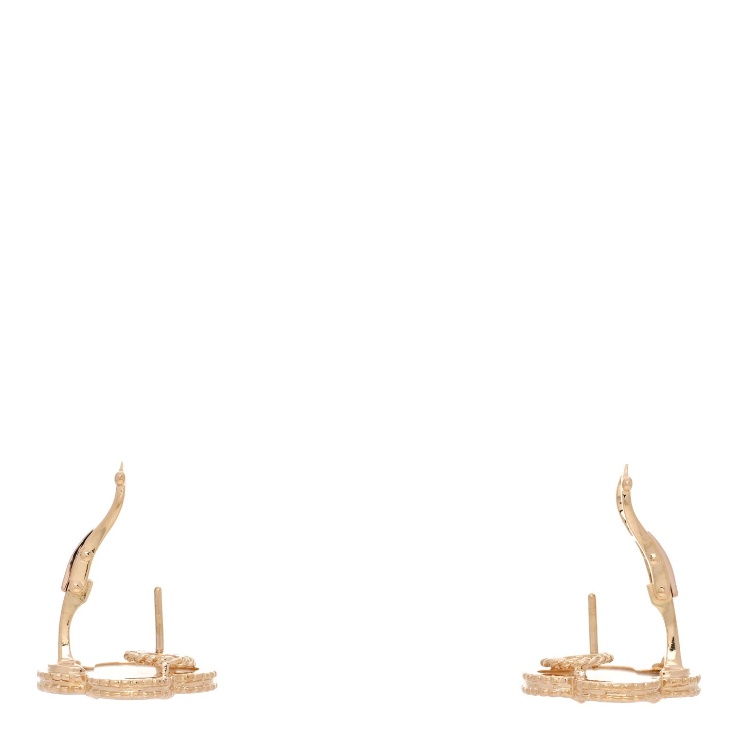 18K Yellow Gold Mother of Pearl Magic Alhambra Earrings