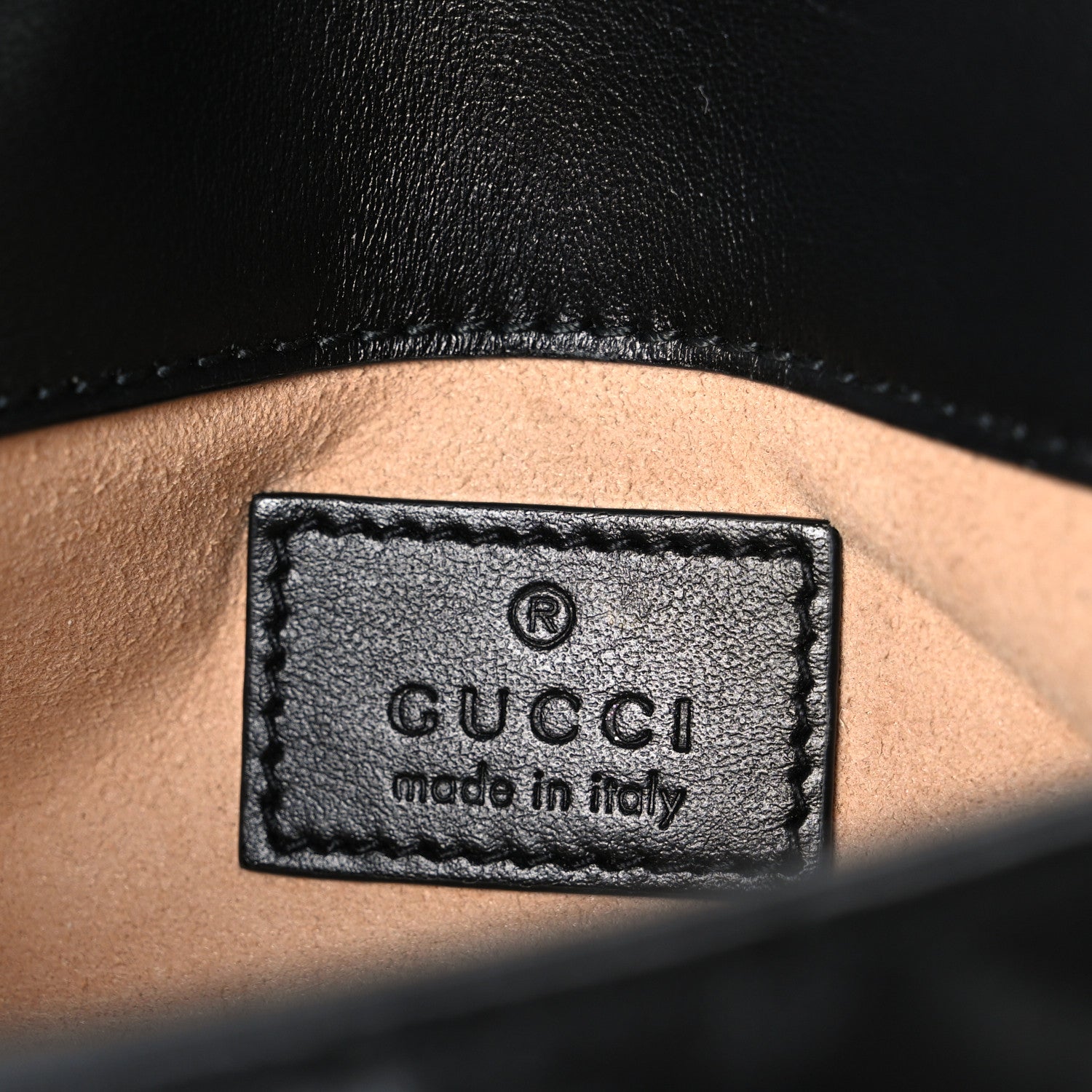 Gucci Calfskin Matelasse Monochrome GG Marmont Chain Belt Bag Black 6 of 10