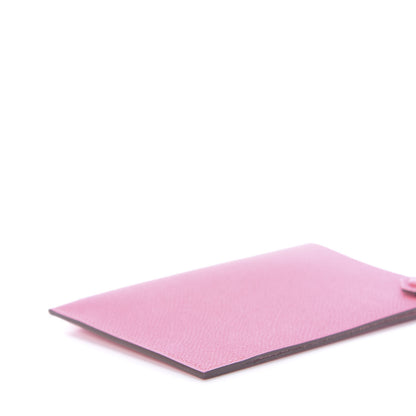 Hermes Epsom Tarmac PM Passport Holder Rose Azalee 5 of 7