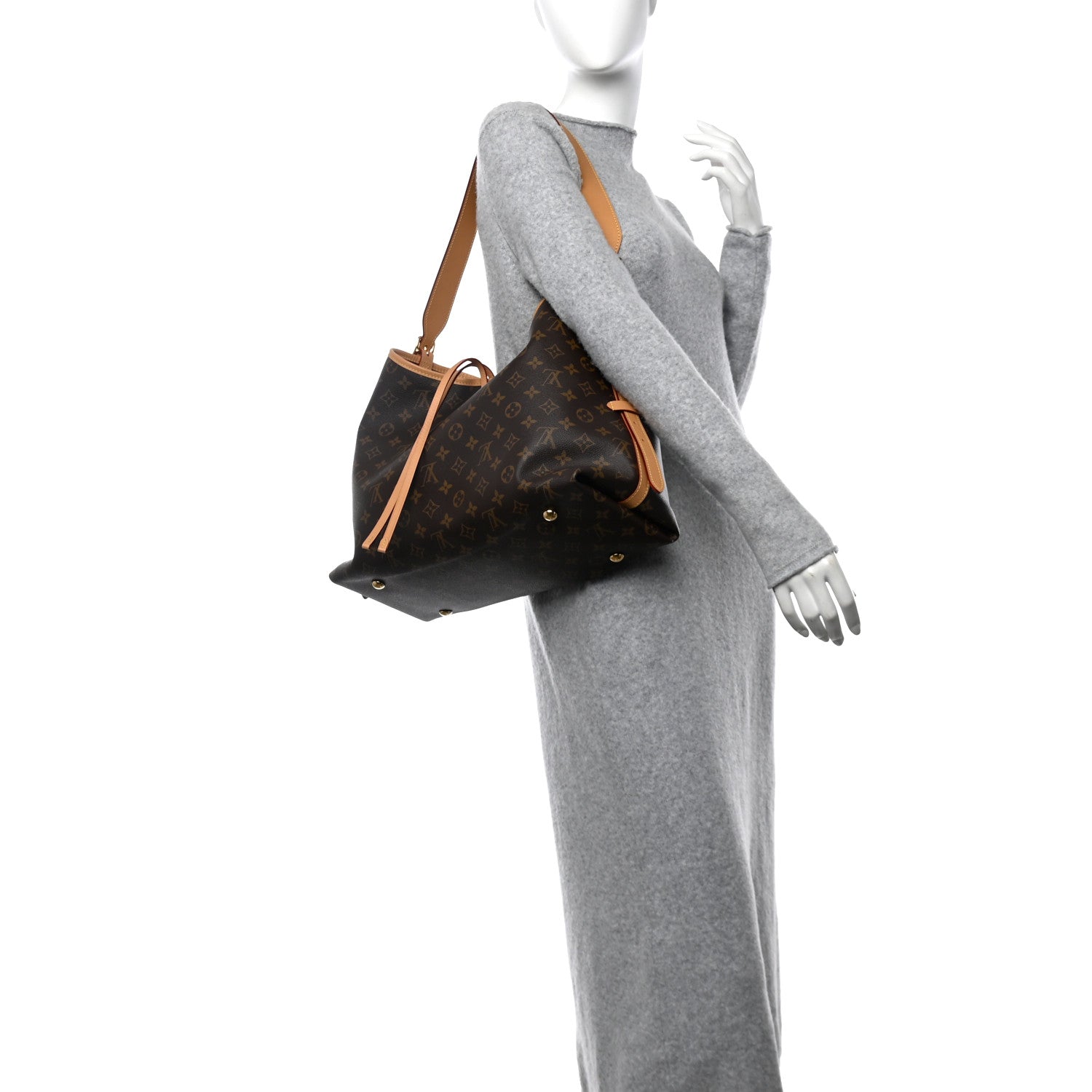 Louis Vuitton Monogram Carryall MM 2 of 10