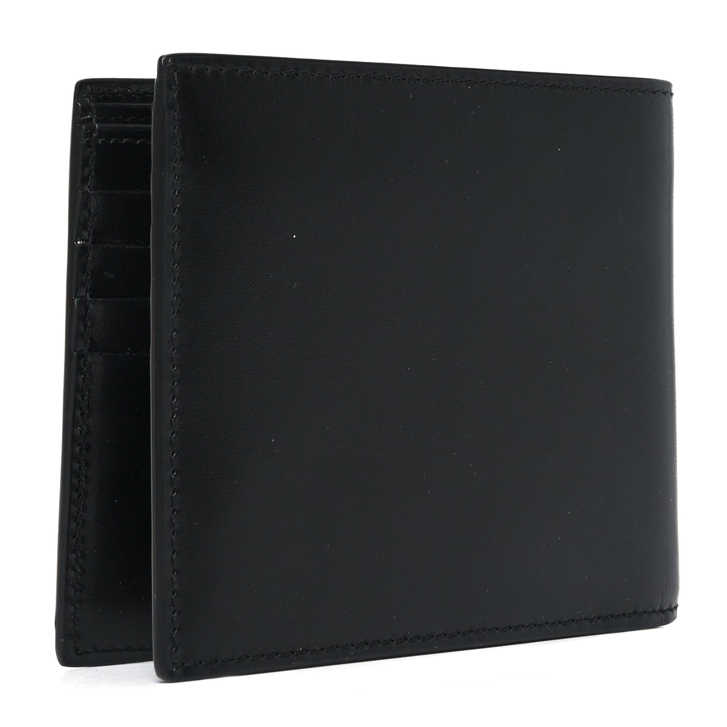 Smooth Calfskin Monogram East West Wallet Black