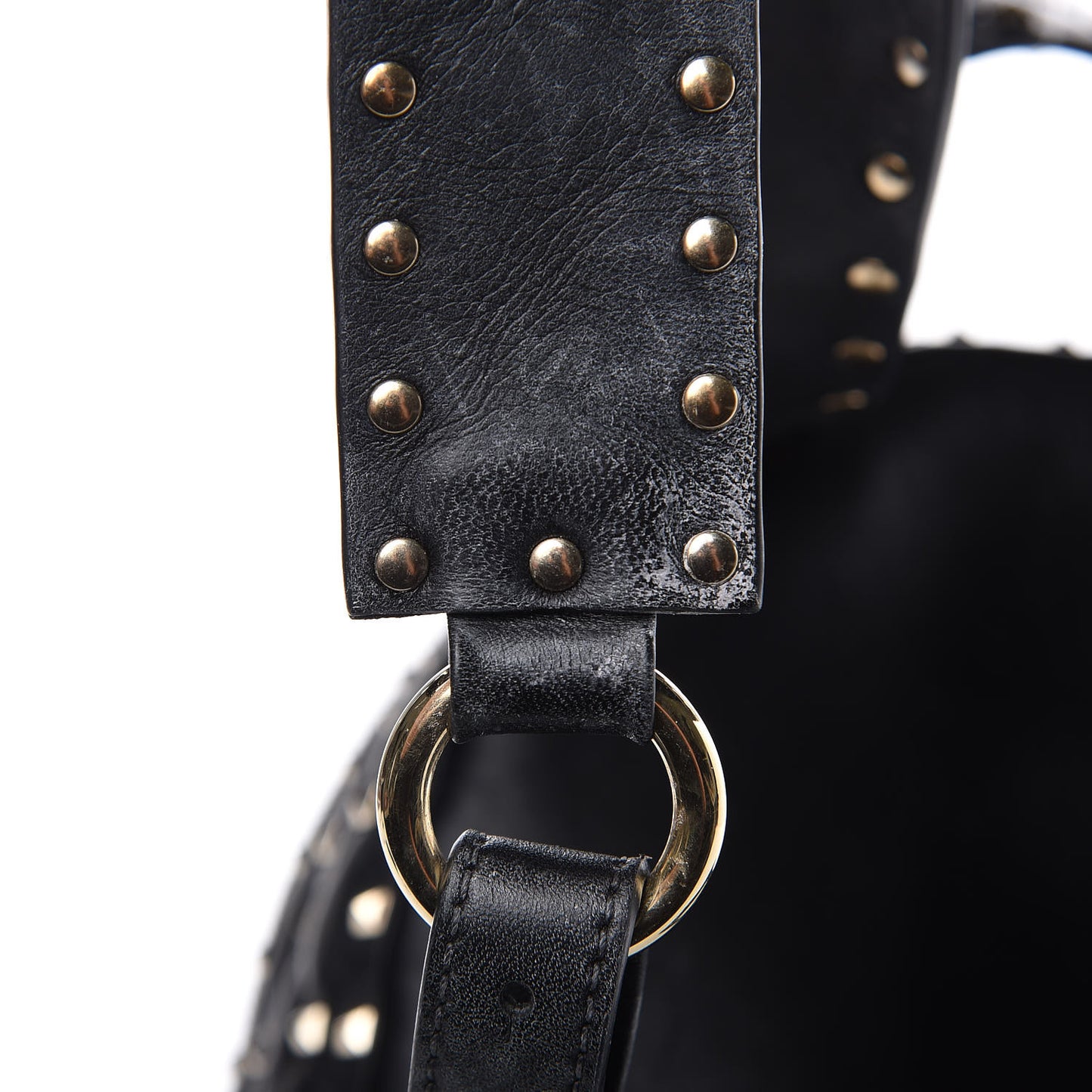 Nappa Quilted Small Rockstud Spike Backpack Black