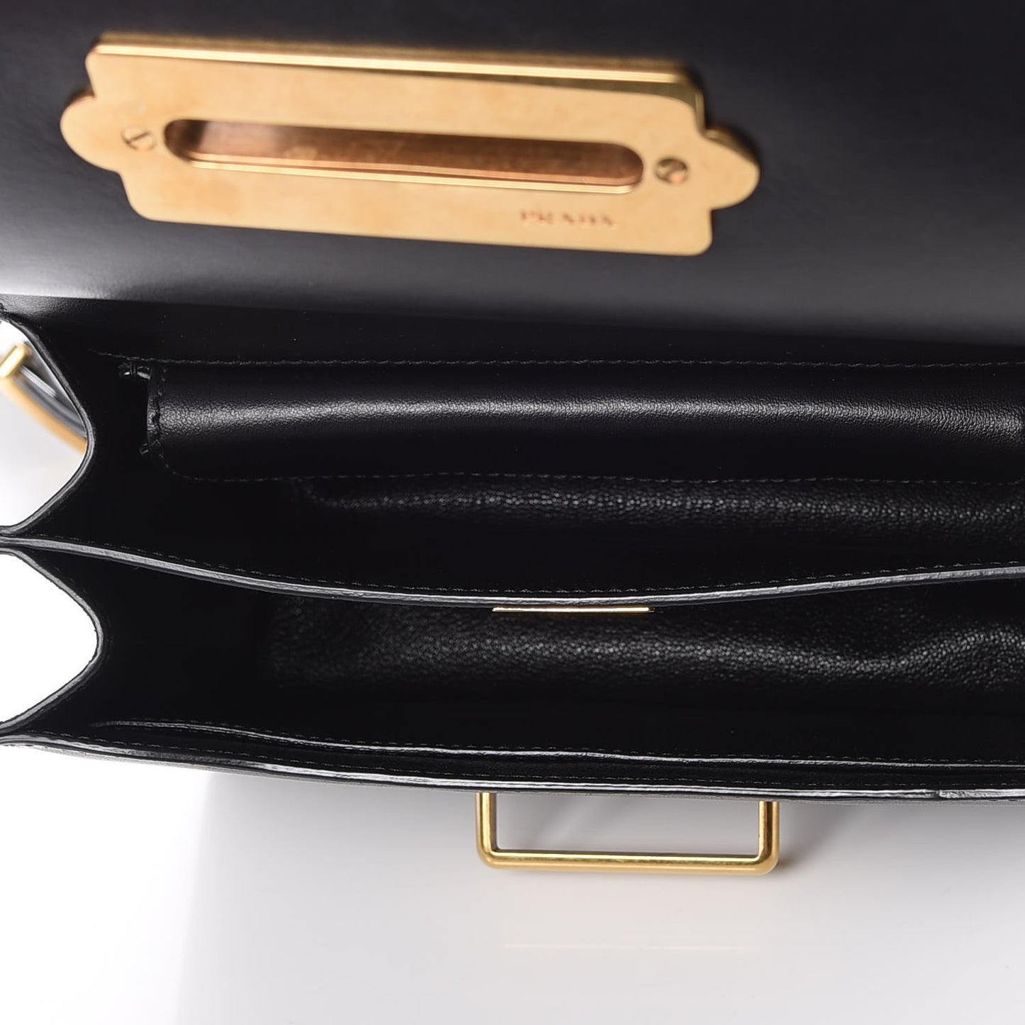 City Calf Saffiano Cahier Bag Nero Black