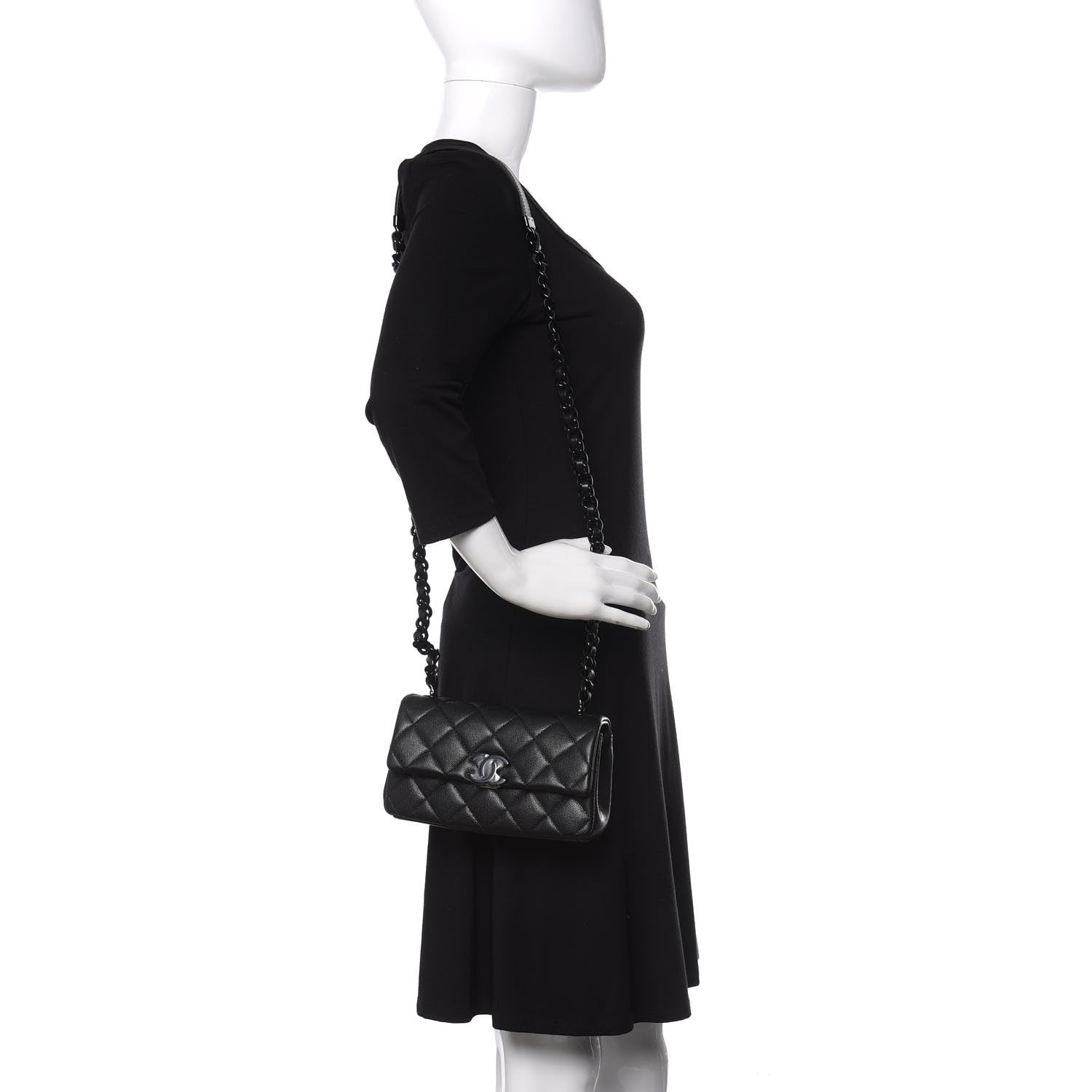 Chanel Caviar Quilted My Everything Small Flap Black 2 of 9