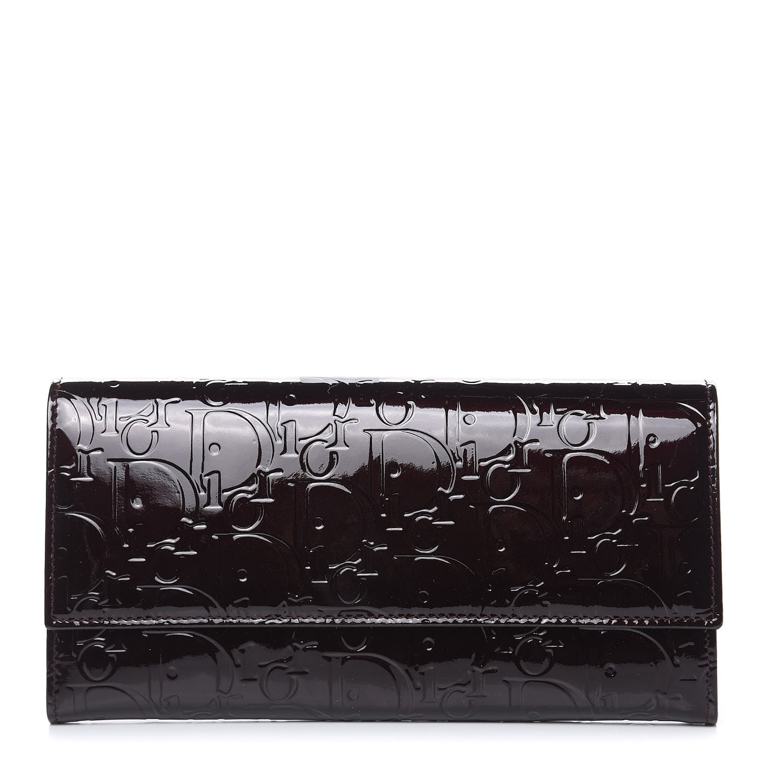 Christian Dior Patent Ultimate Rendez-Vous Chain Wallet Amethyste 1 of 10