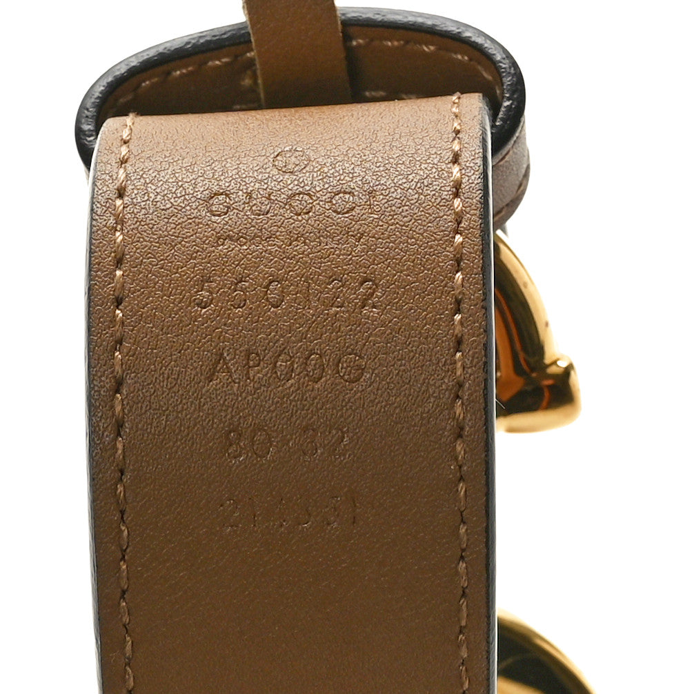 Calfskin Zumi 30mm Belt 80 32 Taupe
