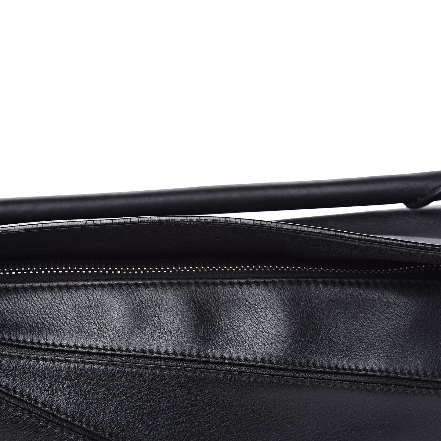 Calfskin Small Puzzle Bag Black