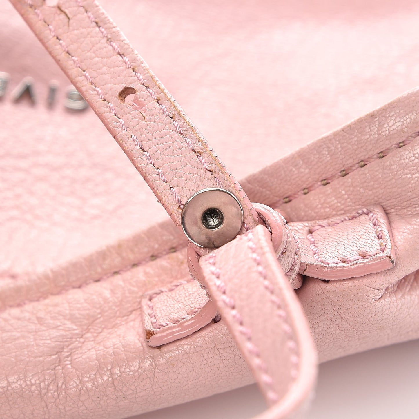 Sugar Goatskin Mini Pandora Light Pink