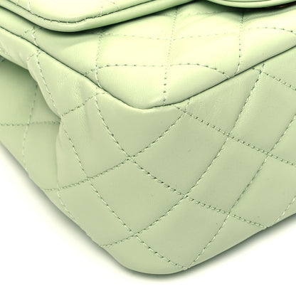 Chanel Lambskin Quilted Mini Pearl Crush Flap Light Green 8 of 9