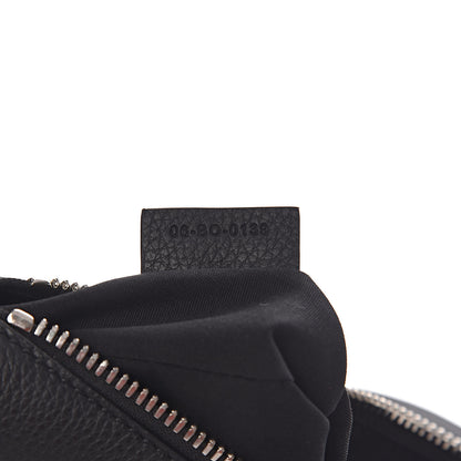 Christian Dior Grained Calfskin Kim Jones Saddle Bag Black 7 of 10