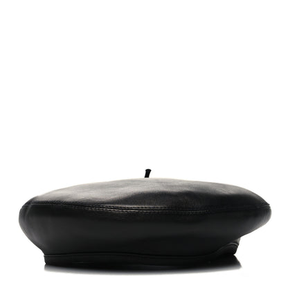 Christian Dior Lambskin D-Dream Beret 58 Black 5 of 8