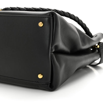Bottega Veneta Silky Calfskin Medium Ciao Ciao Black 10 of 12