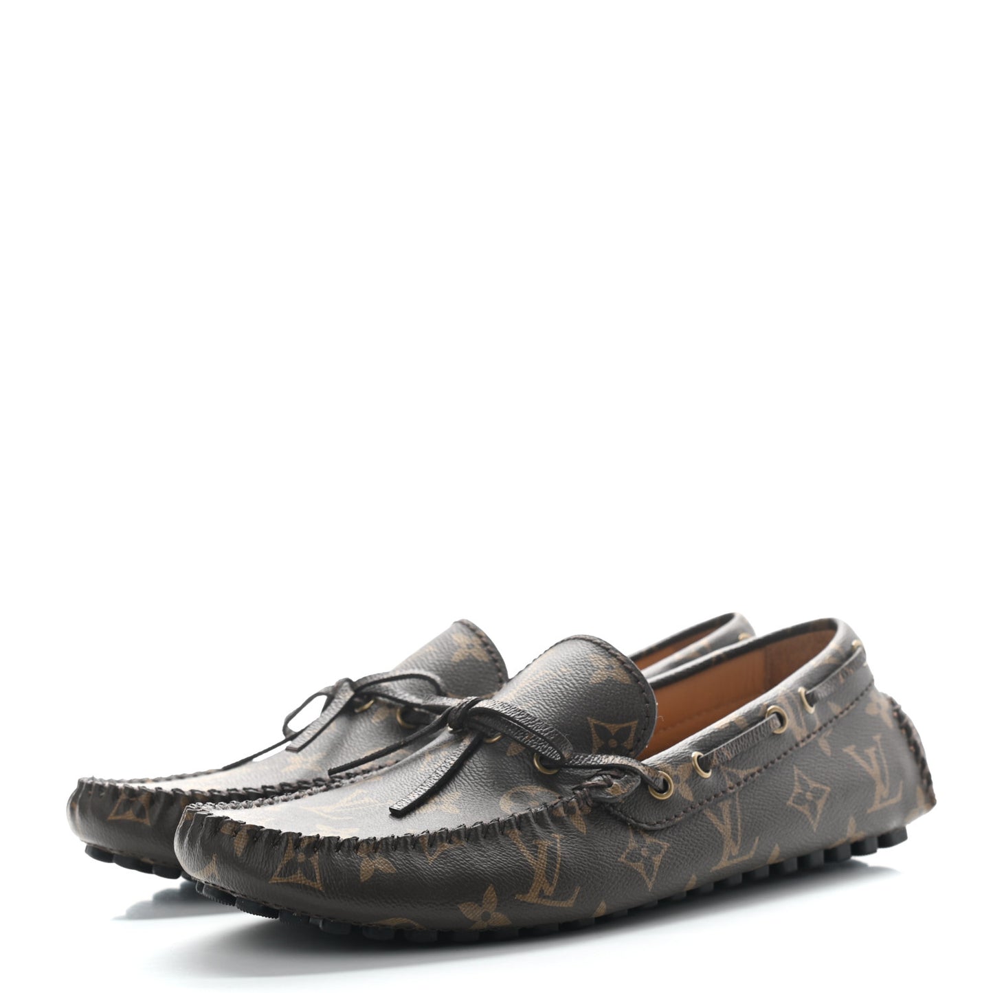 Monogram Mens Arizona Car Shoe Moccasin Loafers 8