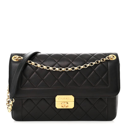 Chanel Lambskin Quilted Large Chic With Me Flap Black 1 of 12